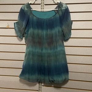 Chic Teal Women's Blouse